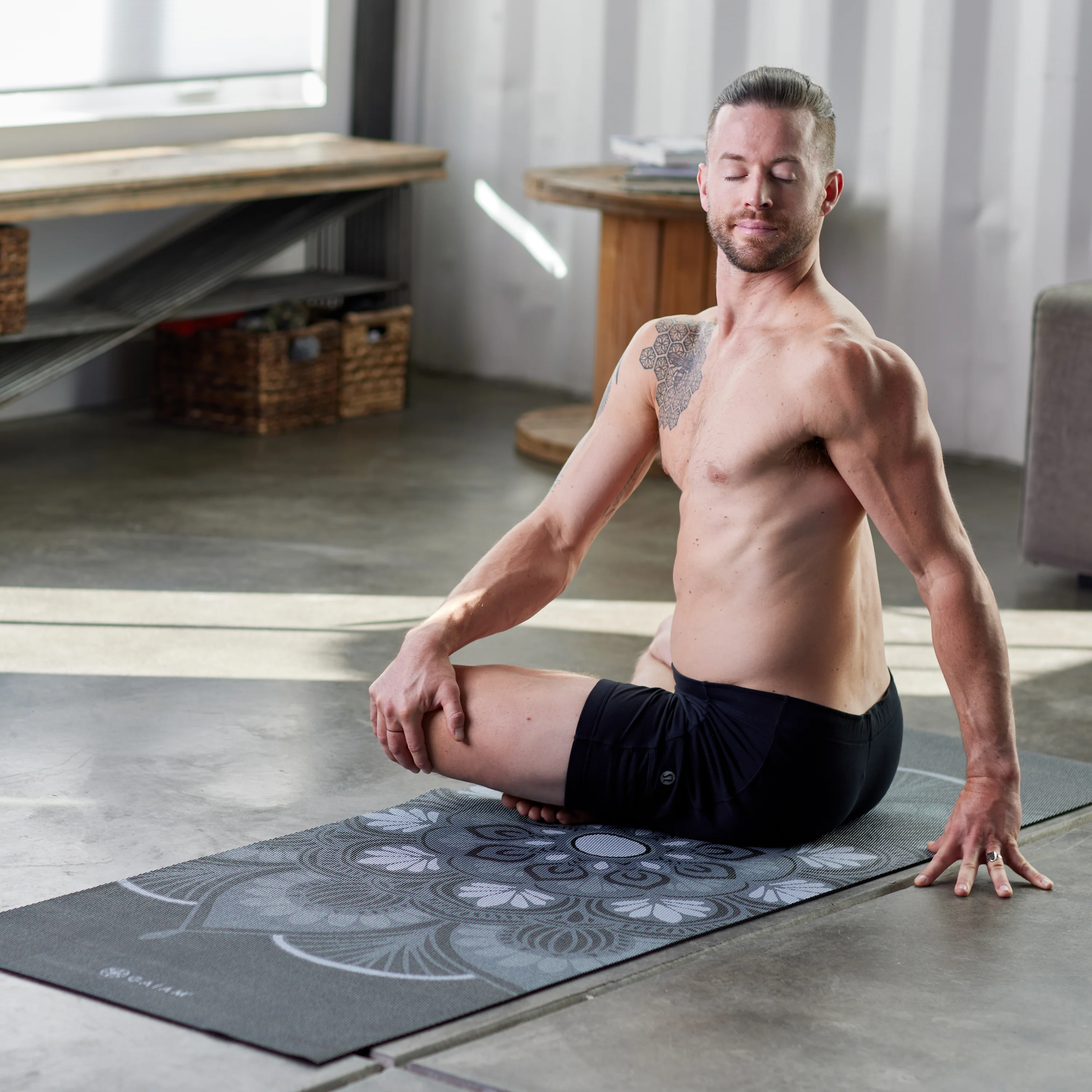 Classic Mystic Ink Yoga Mat (4mm) - Image 5